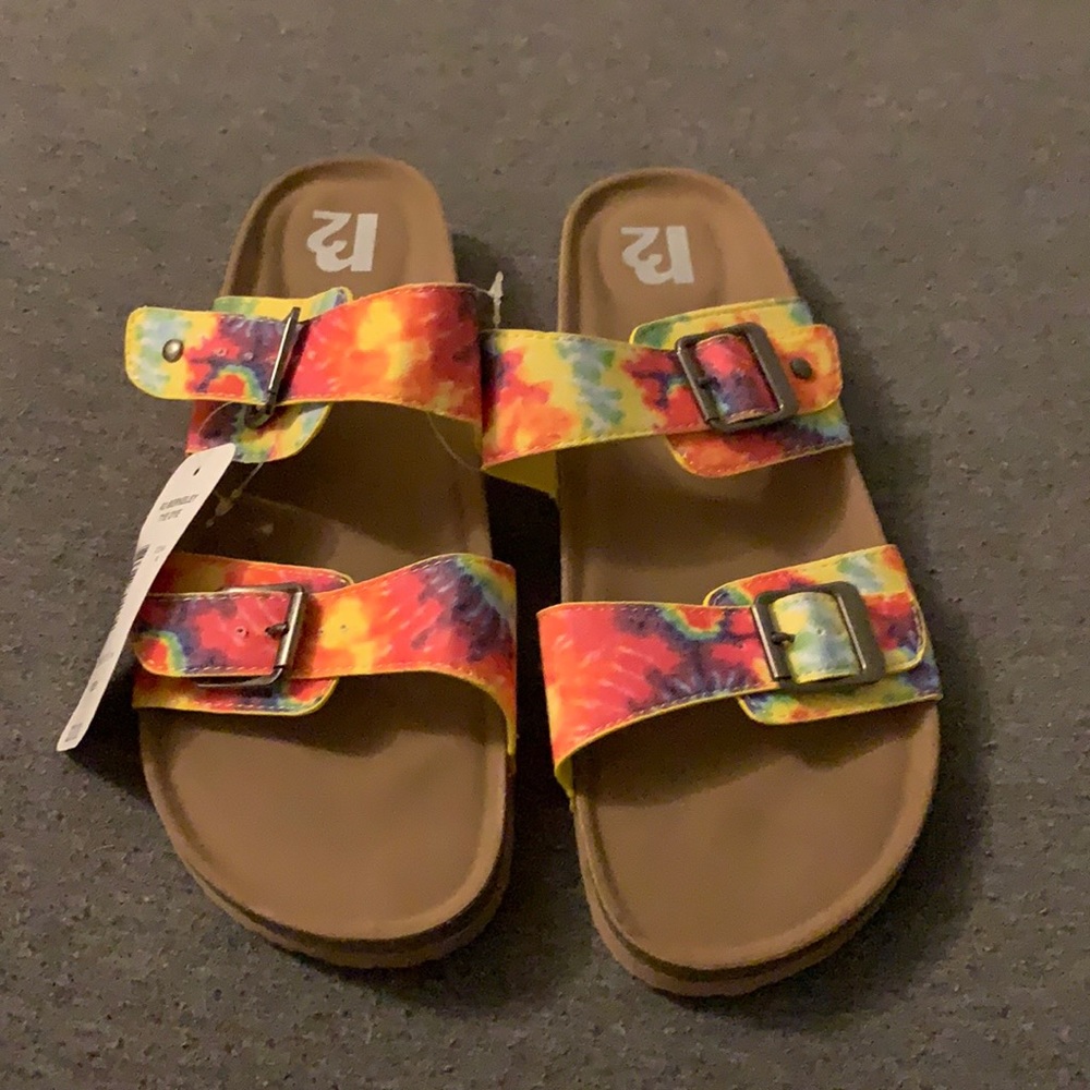 Tye Dye Slip ons Brand New